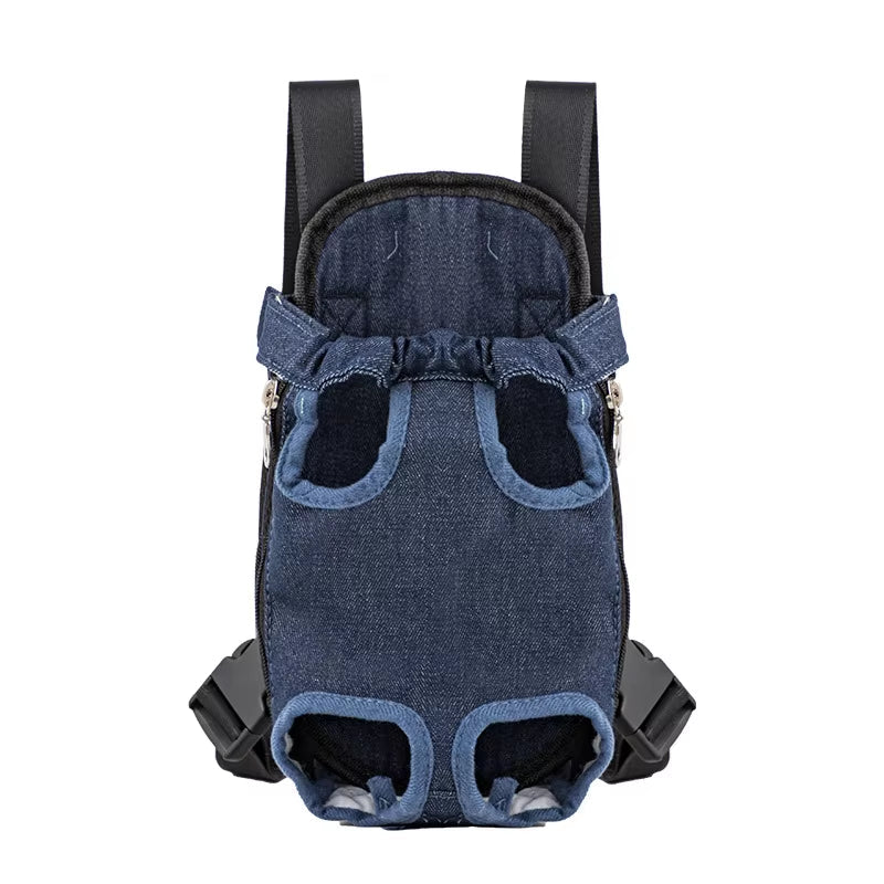 Adjustable Cat Carrier Bag Pet Double Shoulder Backpack Portable Bag Outdoor Travel Camping Hiking Cat Bag Dog Bag